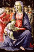 Sandro Botticelli La Vierge et l'Enfant entoures de cinq anges oil painting artist